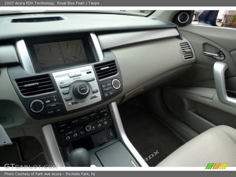 Royal Blue Pearl / Taupe 2007 Acura RDX Technology