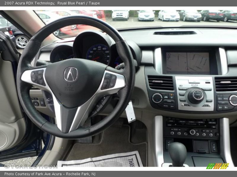 Royal Blue Pearl / Taupe 2007 Acura RDX Technology