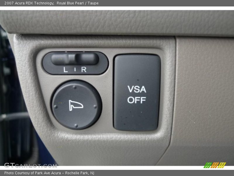 Royal Blue Pearl / Taupe 2007 Acura RDX Technology