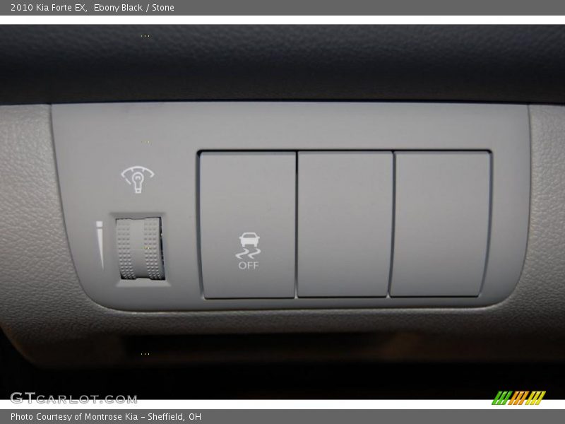 Ebony Black / Stone 2010 Kia Forte EX