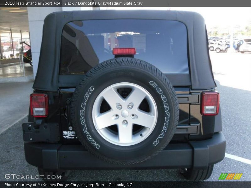 Black / Dark Slate Gray/Medium Slate Gray 2010 Jeep Wrangler Sport 4x4