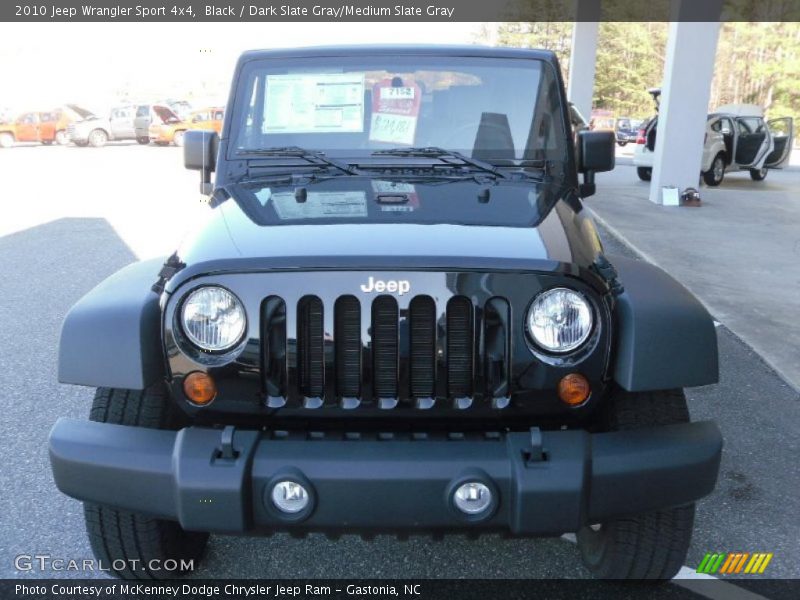 Black / Dark Slate Gray/Medium Slate Gray 2010 Jeep Wrangler Sport 4x4