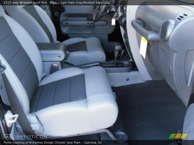 Black / Dark Slate Gray/Medium Slate Gray 2010 Jeep Wrangler Sport 4x4