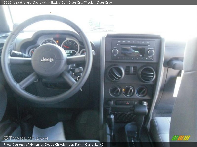 Black / Dark Slate Gray/Medium Slate Gray 2010 Jeep Wrangler Sport 4x4