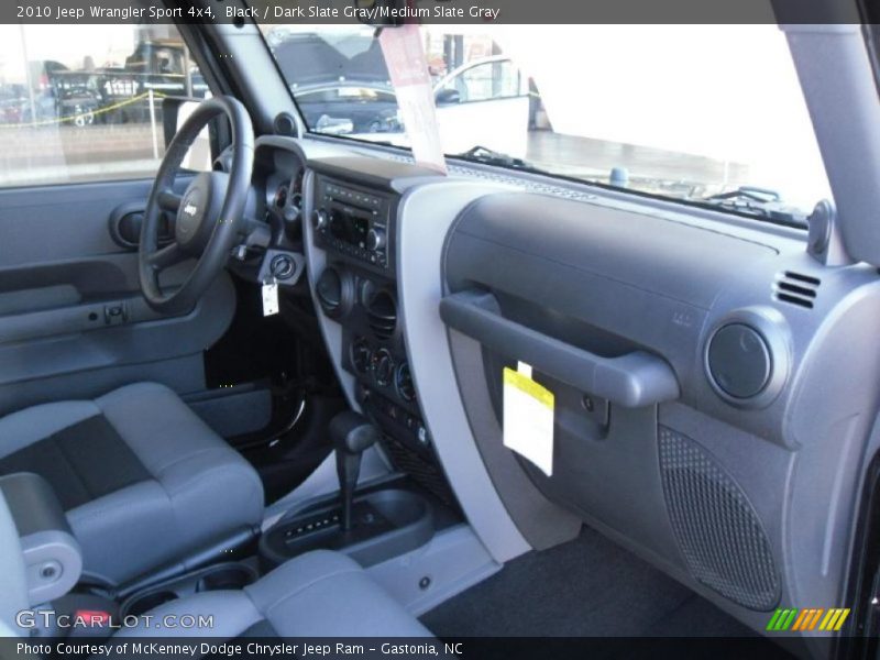 Black / Dark Slate Gray/Medium Slate Gray 2010 Jeep Wrangler Sport 4x4