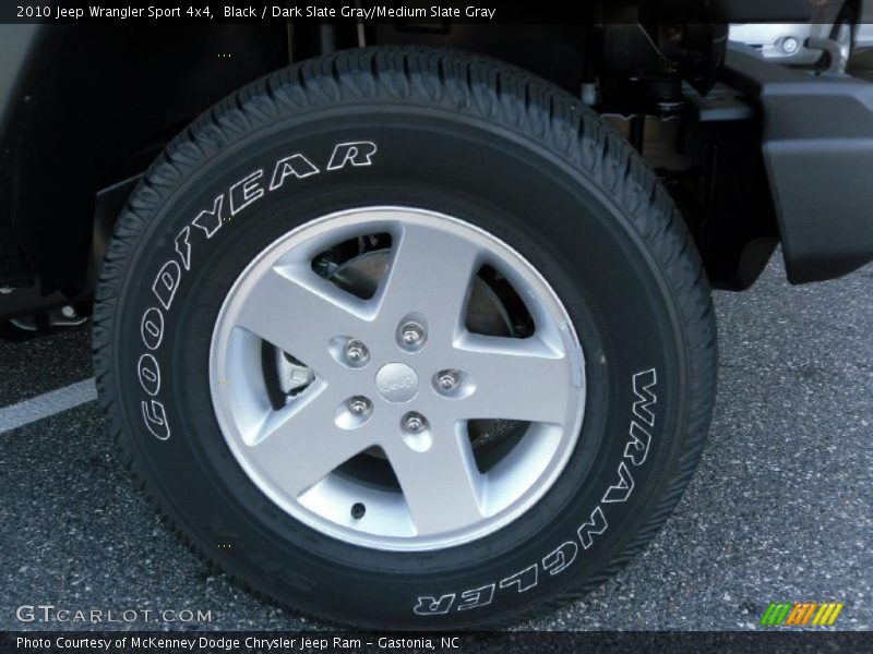 Black / Dark Slate Gray/Medium Slate Gray 2010 Jeep Wrangler Sport 4x4