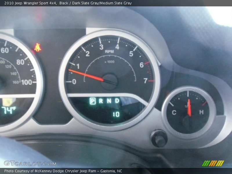 Black / Dark Slate Gray/Medium Slate Gray 2010 Jeep Wrangler Sport 4x4