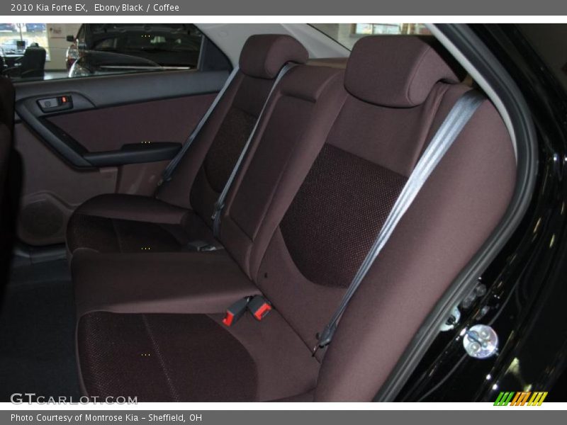 Ebony Black / Coffee 2010 Kia Forte EX