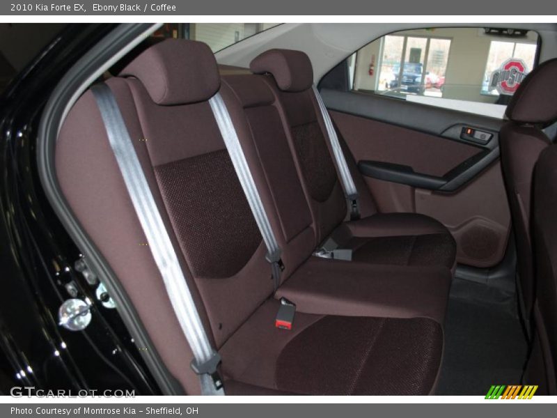 Ebony Black / Coffee 2010 Kia Forte EX