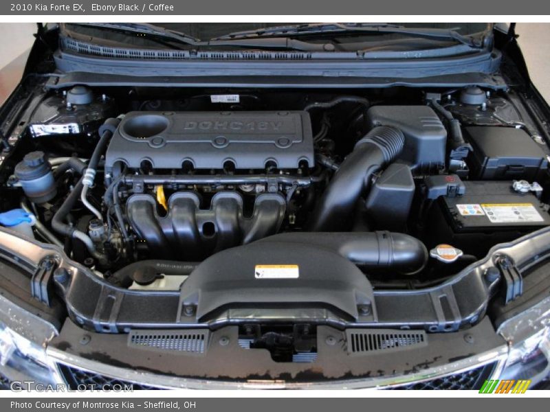 Ebony Black / Coffee 2010 Kia Forte EX