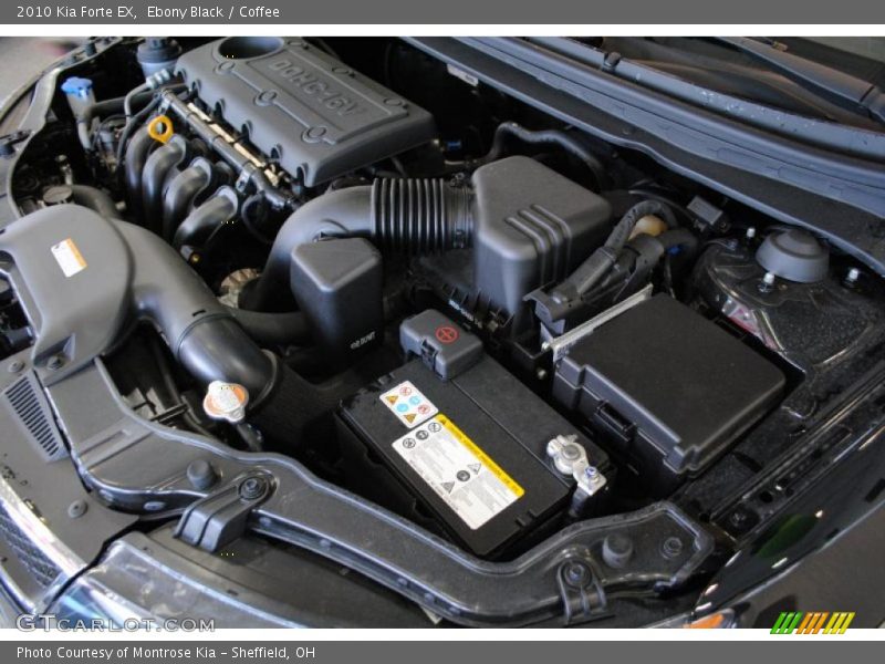 Ebony Black / Coffee 2010 Kia Forte EX