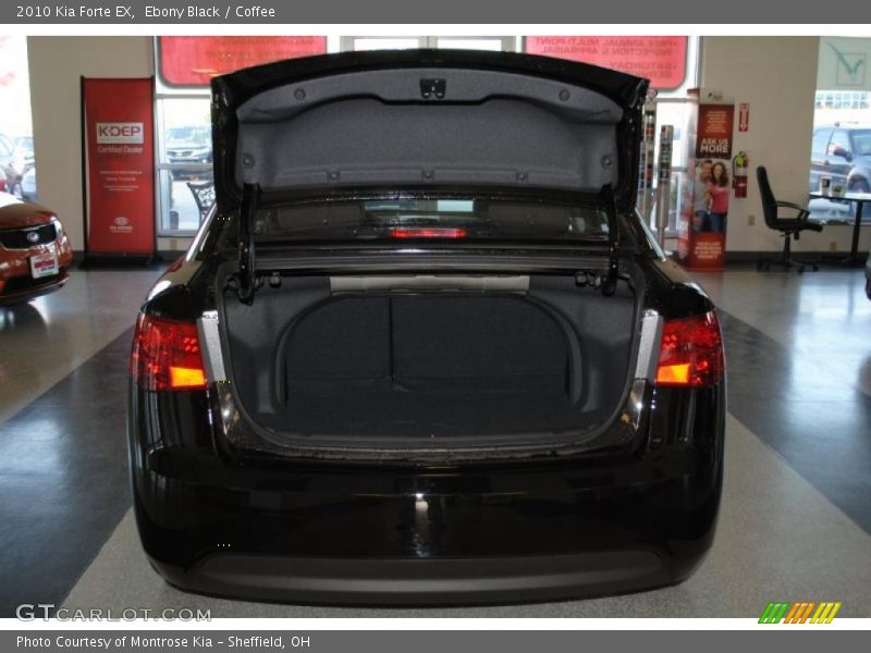 Ebony Black / Coffee 2010 Kia Forte EX