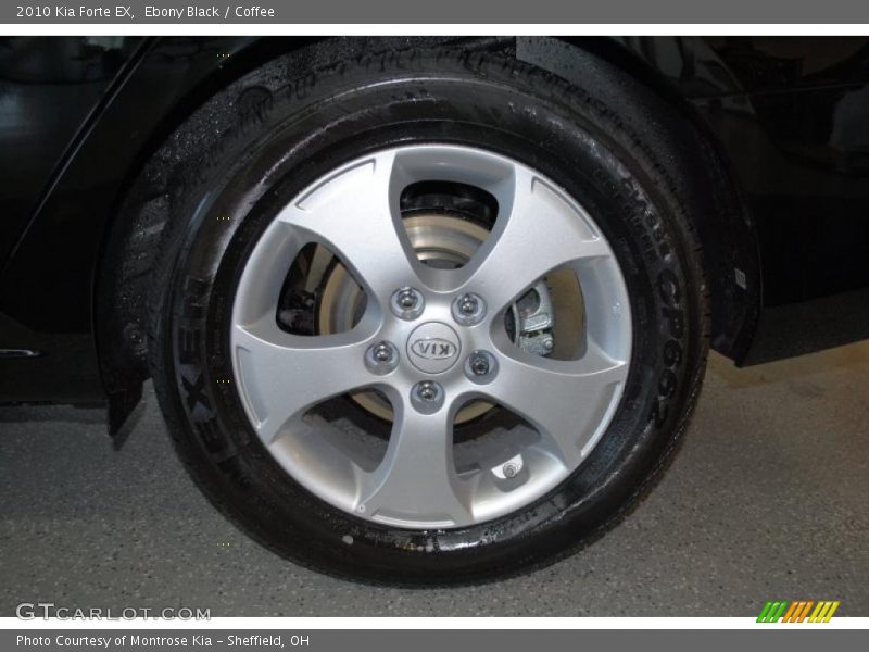Ebony Black / Coffee 2010 Kia Forte EX
