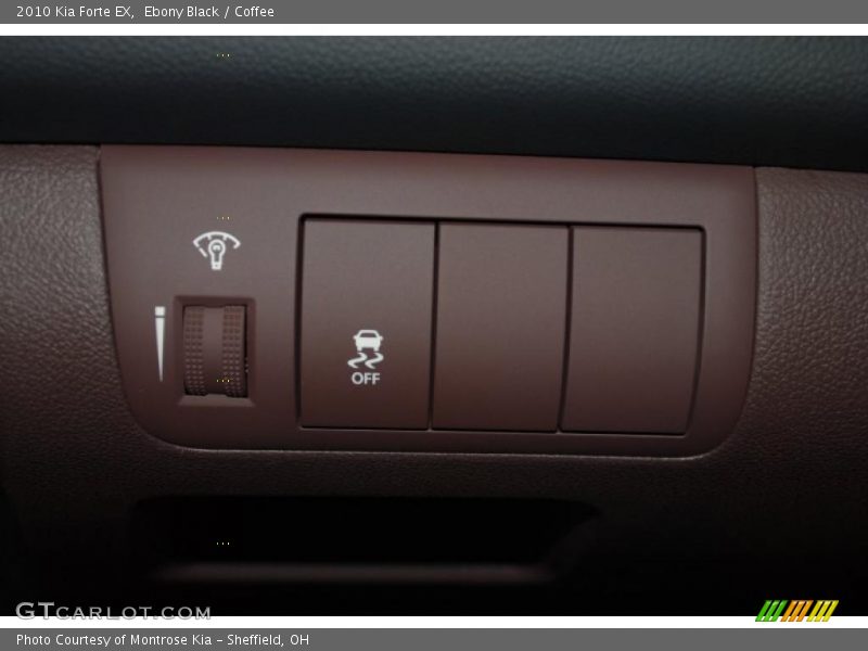 Ebony Black / Coffee 2010 Kia Forte EX