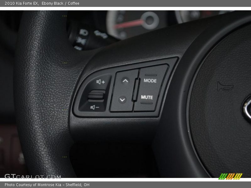 Ebony Black / Coffee 2010 Kia Forte EX