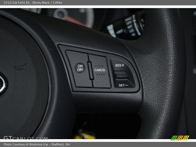 Ebony Black / Coffee 2010 Kia Forte EX