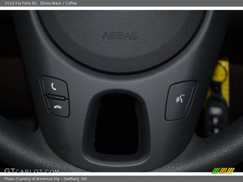 Ebony Black / Coffee 2010 Kia Forte EX