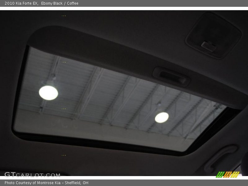 Ebony Black / Coffee 2010 Kia Forte EX