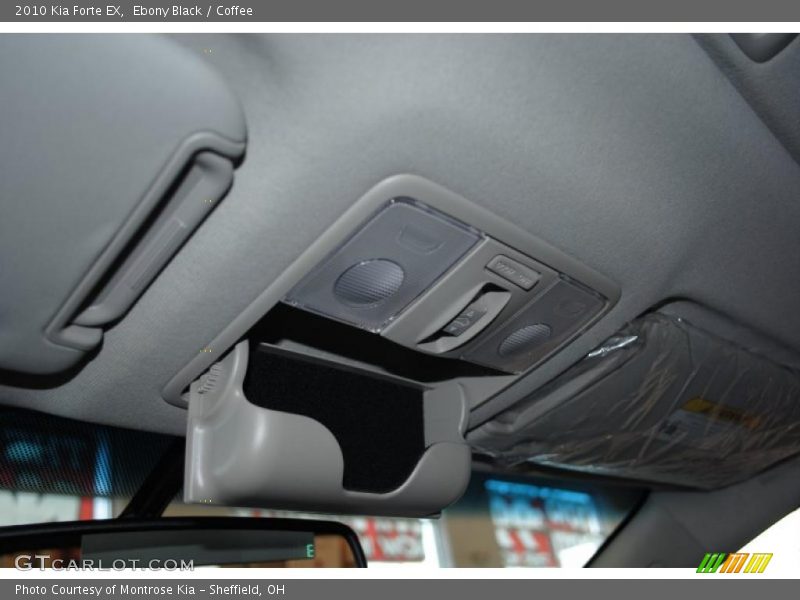 Ebony Black / Coffee 2010 Kia Forte EX