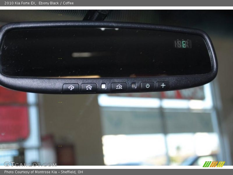 Ebony Black / Coffee 2010 Kia Forte EX