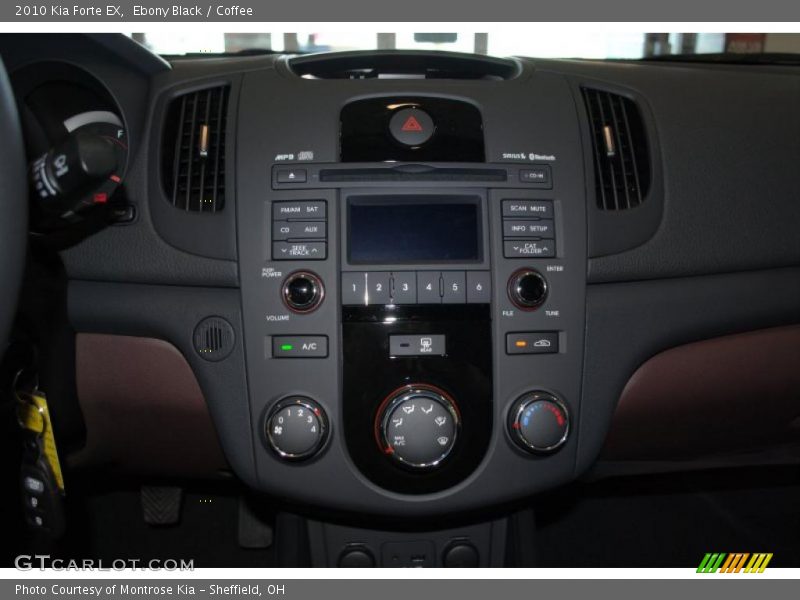 Ebony Black / Coffee 2010 Kia Forte EX