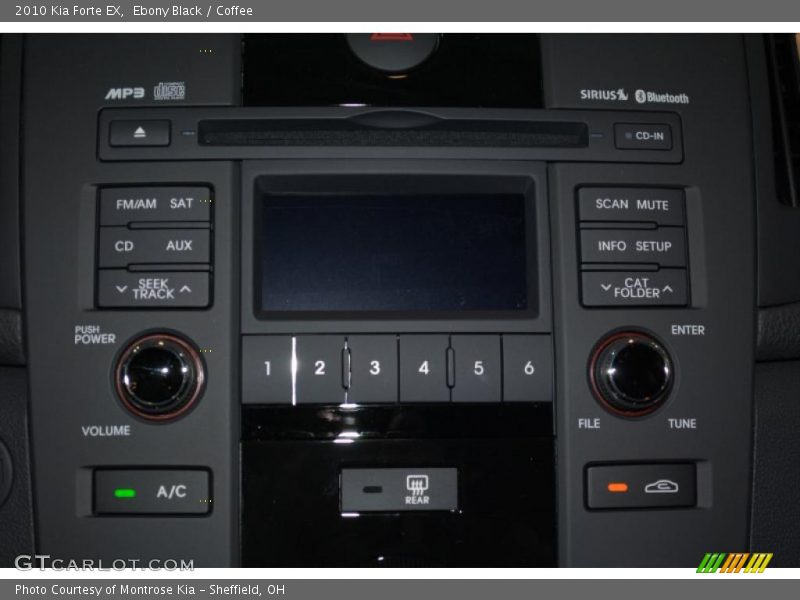 Ebony Black / Coffee 2010 Kia Forte EX