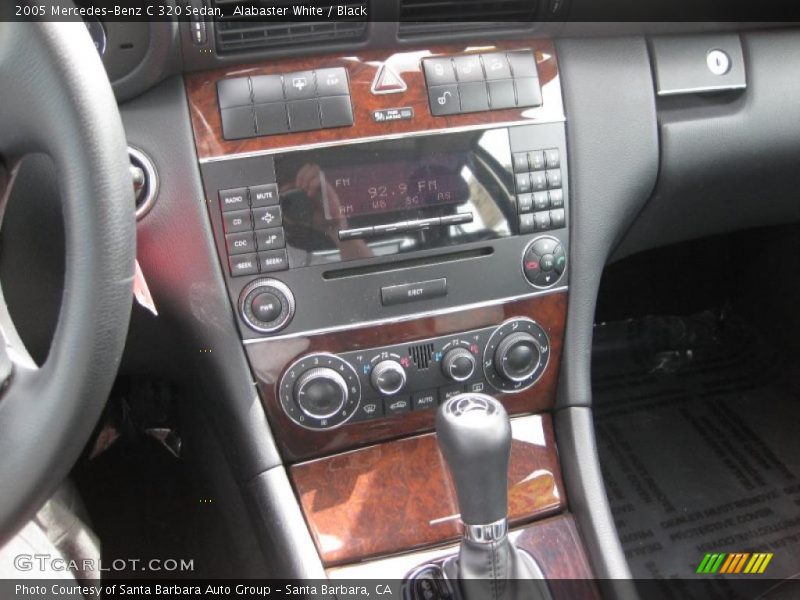 Alabaster White / Black 2005 Mercedes-Benz C 320 Sedan