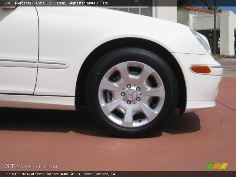 Alabaster White / Black 2005 Mercedes-Benz C 320 Sedan