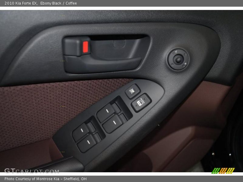 Ebony Black / Coffee 2010 Kia Forte EX