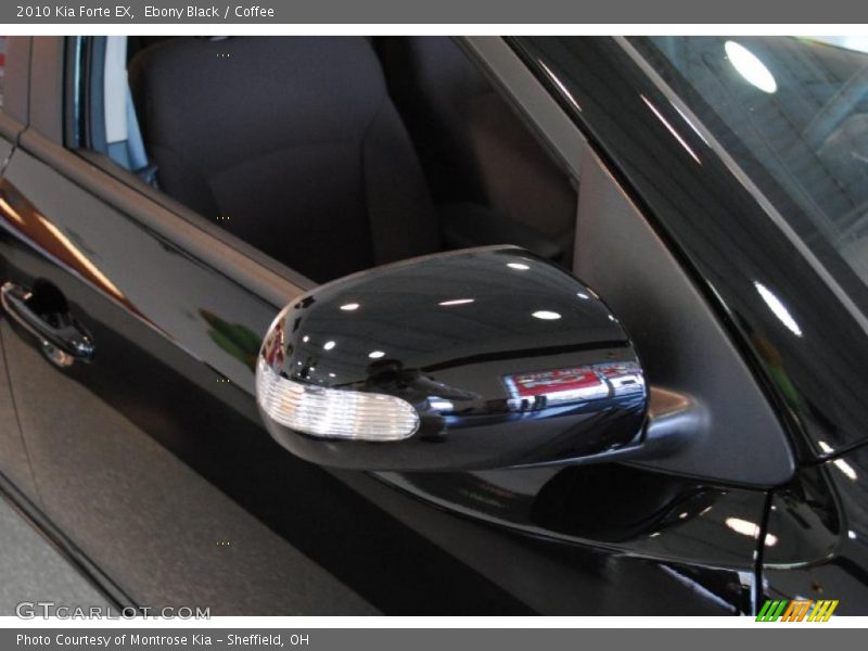 Ebony Black / Coffee 2010 Kia Forte EX
