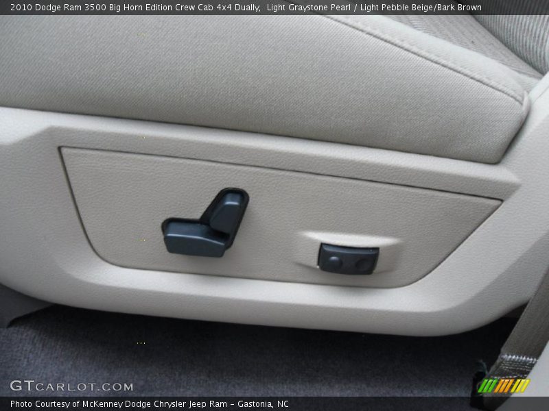 Light Graystone Pearl / Light Pebble Beige/Bark Brown 2010 Dodge Ram 3500 Big Horn Edition Crew Cab 4x4 Dually
