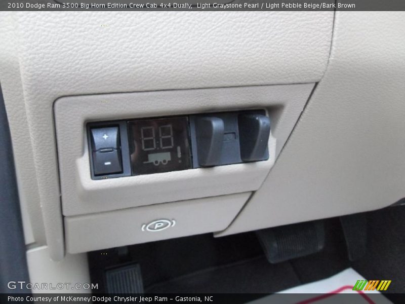 Light Graystone Pearl / Light Pebble Beige/Bark Brown 2010 Dodge Ram 3500 Big Horn Edition Crew Cab 4x4 Dually