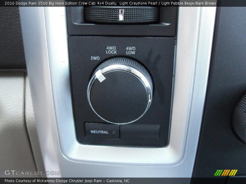 Light Graystone Pearl / Light Pebble Beige/Bark Brown 2010 Dodge Ram 3500 Big Horn Edition Crew Cab 4x4 Dually