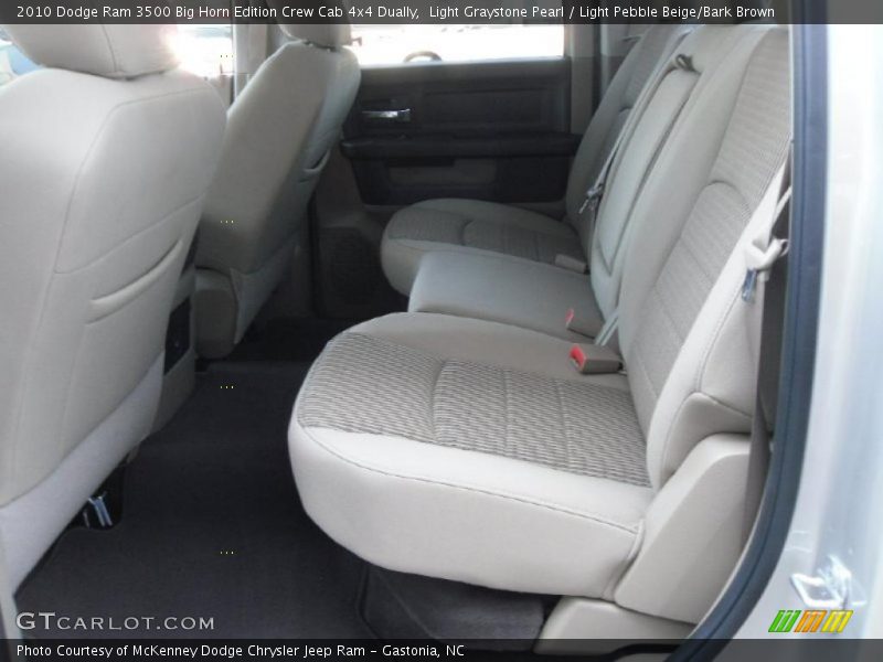 Light Graystone Pearl / Light Pebble Beige/Bark Brown 2010 Dodge Ram 3500 Big Horn Edition Crew Cab 4x4 Dually