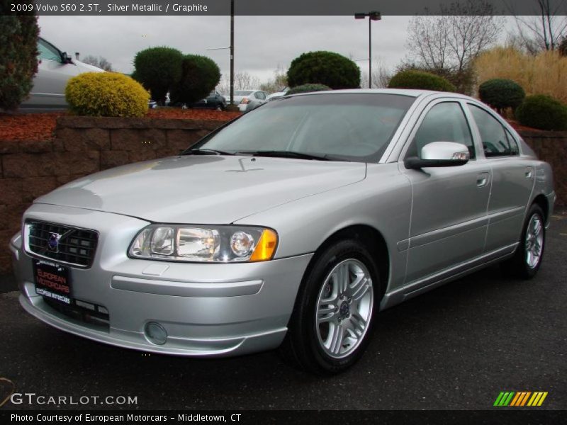 Silver Metallic / Graphite 2009 Volvo S60 2.5T