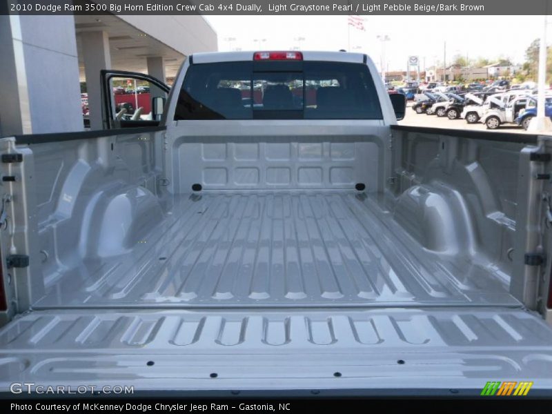 Light Graystone Pearl / Light Pebble Beige/Bark Brown 2010 Dodge Ram 3500 Big Horn Edition Crew Cab 4x4 Dually