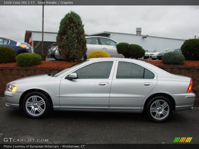 Silver Metallic / Graphite 2009 Volvo S60 2.5T