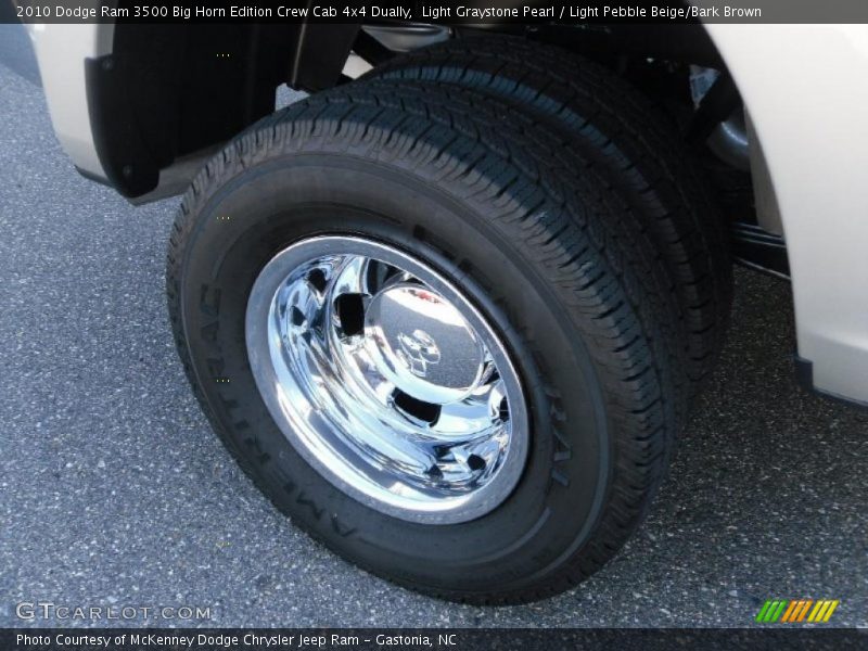 Light Graystone Pearl / Light Pebble Beige/Bark Brown 2010 Dodge Ram 3500 Big Horn Edition Crew Cab 4x4 Dually