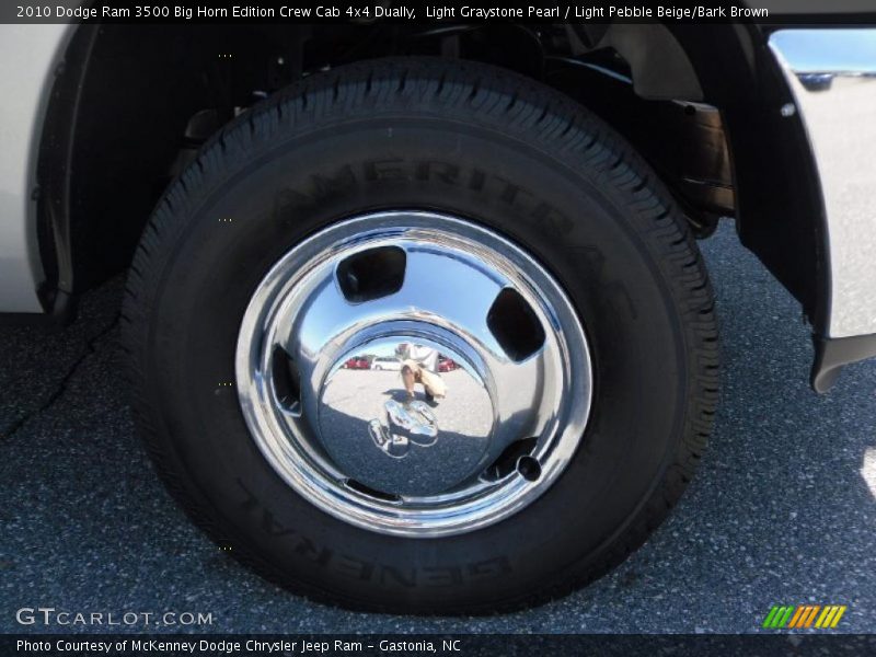 Light Graystone Pearl / Light Pebble Beige/Bark Brown 2010 Dodge Ram 3500 Big Horn Edition Crew Cab 4x4 Dually