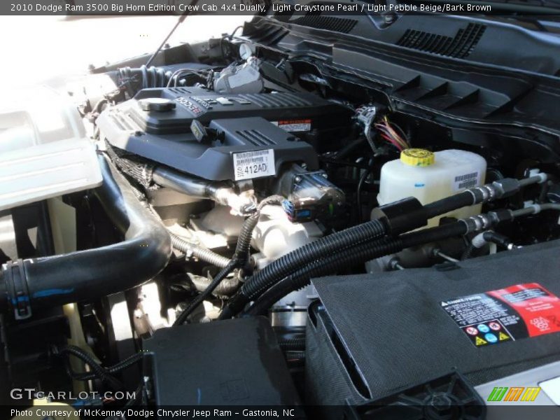 Light Graystone Pearl / Light Pebble Beige/Bark Brown 2010 Dodge Ram 3500 Big Horn Edition Crew Cab 4x4 Dually