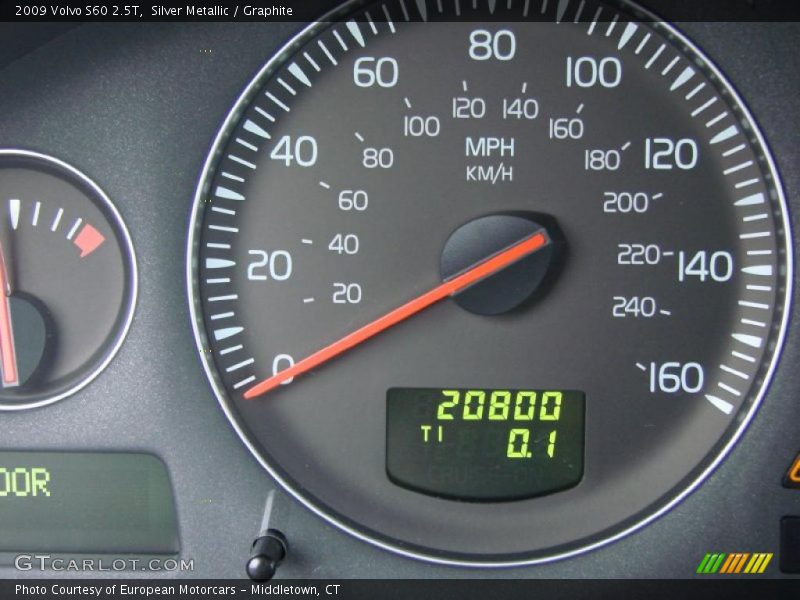 Silver Metallic / Graphite 2009 Volvo S60 2.5T
