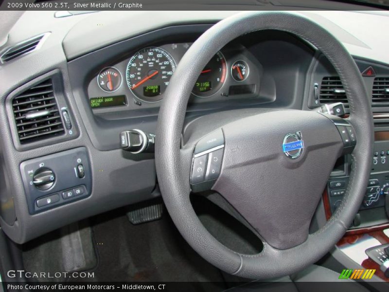 Silver Metallic / Graphite 2009 Volvo S60 2.5T