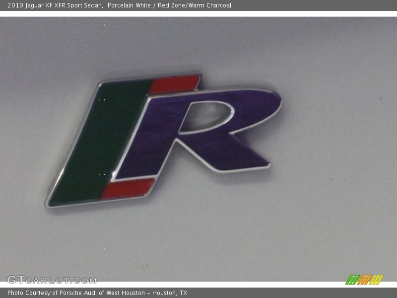 Porcelain White / Red Zone/Warm Charcoal 2010 Jaguar XF XFR Sport Sedan
