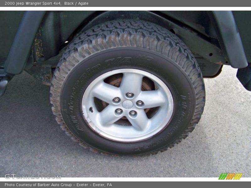 Black / Agate 2000 Jeep Wrangler Sport 4x4