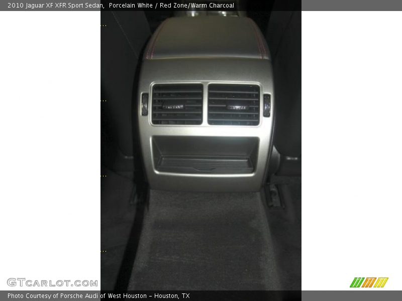 Porcelain White / Red Zone/Warm Charcoal 2010 Jaguar XF XFR Sport Sedan