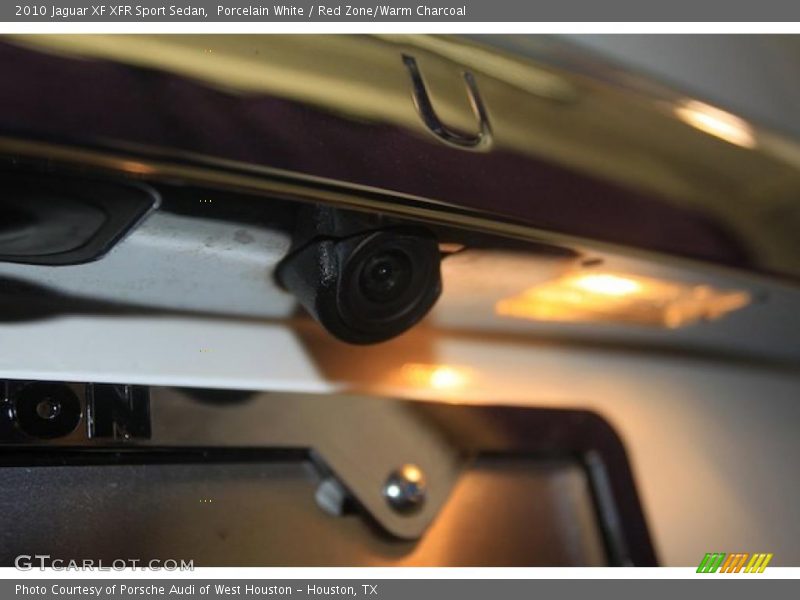 Porcelain White / Red Zone/Warm Charcoal 2010 Jaguar XF XFR Sport Sedan
