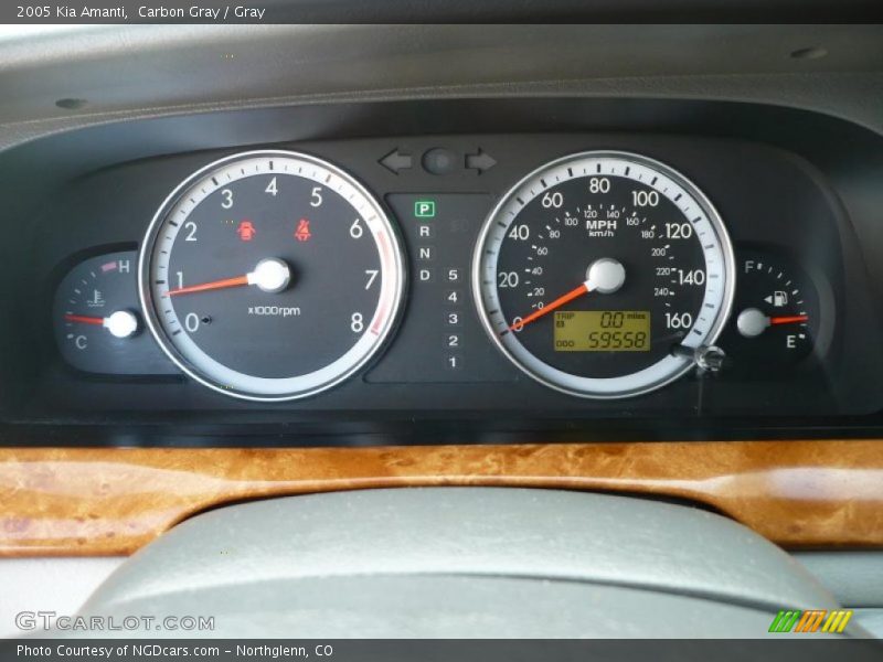 Carbon Gray / Gray 2005 Kia Amanti
