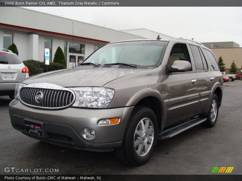 Titanium Gray Metallic / Cashmere 2006 Buick Rainier CXL AWD