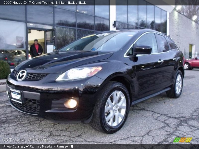 Brilliant Black / Black 2007 Mazda CX-7 Grand Touring