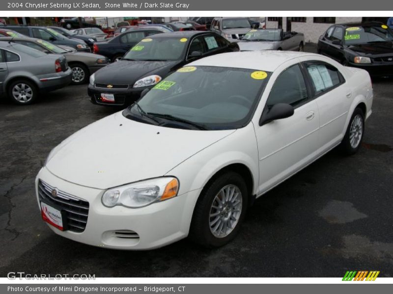 Stone White / Dark Slate Gray 2004 Chrysler Sebring LX Sedan